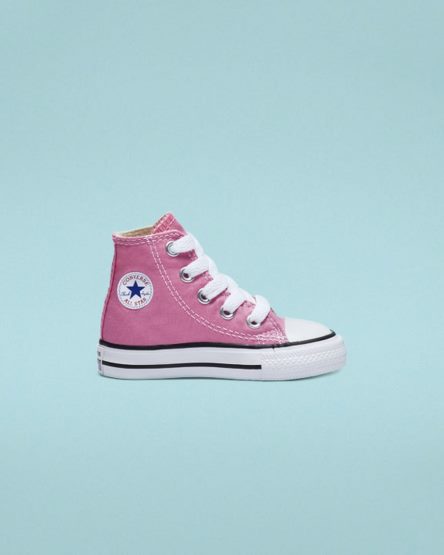 Tenis Converse Chuck Taylor All Star Classicos Cano Alto Menino Rosa | PT F0T54P1